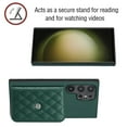 thumbnail image 3 of Allytech Galaxy S24 Ultra Wallet Case with Shoulder Strap, RFID Blocking Luxury PU Leather Shockproof Cards Slots Stand Anti-Scratch Magnetic Closure Phone Case for Samsung Galaxy S24 Ultra, Green, 3 of 8