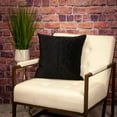 thumbnail image 3 of Parkland Collection Tobyn 20x20" Symmetry Quilted Fabric Throw Pillow in Black, 3 of 7
