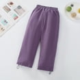 thumbnail image 5 of Hienoo Girls Performance Snow Pants Lined Zip Pocket Pants Elastic Waist Trousers, 5 of 8