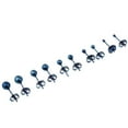 thumbnail image 5 of EHJRE 5 Pairs Assorted Ball 2mm-6mm Round Disc Ball Stainless Steel Earrings Ear Studs Blue, 5 of 6