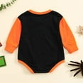 thumbnail image 5 of EnJoCho Baby Halloween Bubble Romper - Oversized Pumpkin Sweatshirt Jumpsuit, Cozy Baby Boy Girl Outfit, Cute Photoshoot 𝖢ostume 0-6 Months, 5 of 7