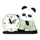 thumbnail image 1 of Bonito reloj de mesa con forma de panda, elegante y práctico reloj de escritorio, silencioso, para hotel, oficina, dormitorio infantil, sala de estar Estilo B, 1 of 8