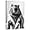 Capybara Canvas Wall Art - 2, variant on ZHONGYUTONG Funny Animal Canvas Wall Art Bathroom Pictures Wall Decor Black and White Capybara Painting for Toilet Decor Framed (12.00" x 18.00")