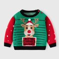 thumbnail image 5 of Gaexia Christmas Sweater for Toddlers, Funny Dinosaur Santa Claus Knitted Sweatshirt Holiday Pullover Tops for Kids, 5 of 9