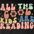 thumbnail image 3 of CafePress - All The Cool Kids Are Reading Long Sleeve T Shirt - Long Sleeve Dark T-Shirt, 3 of 4