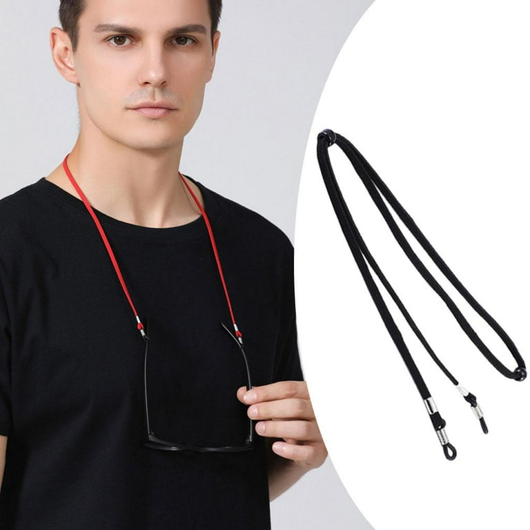 Glasses Strap Lanyard Cords Around Neck Sunglass Holder Strap Sports Eye Glasses Black Walmart