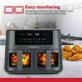thumbnail image 4 of Holstein Housewares 8.4 QT Dual Basket Digital Air Fryer, 4 of 9