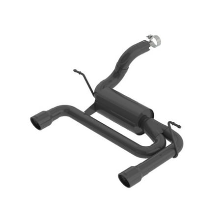Chevy Axles Jeep - Borla 2018 Jeep Wrangler JL/JLU 3.6L 2DR/4DR ATAK SS Axle Back Black Coated Exhaust w/3.5in Tips