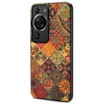 thumbnail image 2 of For Huawei P60 / P60 Pro Flower Case PU Leather Protective Back Cover - Summer / Red, 2 of 4