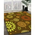 thumbnail image 2 of Ahgly Company Indoor Rectangle Patterned Blood Red Brown Area Rugs, 8' x 10', 2 of 6