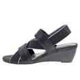 thumbnail image 4 of Ros Hommerson Wynona Women's Stretch Fabric Straps Sandal In Black Combo, 4 of 6