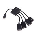 thumbnail image 2 of Keenso 4 Port Micro USB Adapter Cable OTG Hub Adapter Cable For Tablet Smartphone, 2 of 5