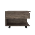 thumbnail image 5 of Depot E-Shop Babel Lift Top Coffee Table With Casters And Shelf, Dark Brown, 5 of 5