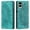 Green, variant on For Samsung Galaxy S25 Edge 5G 6.7" Totem Embossed Strong Magnetic Attachment/Closure, Card Slots/Pocket, PU Leather Flip Wallet Case,Green,For Galaxy S25 Edge 5G