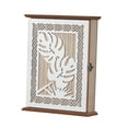 thumbnail image 3 of Caja para llaves de pared, fácil instalación, a prueba de polvo, decorativa, para llaves. Patrón de hojas, 3 of 9
