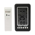 thumbnail image 2 of Indoor Outdoor Clock LCD Wireless Clock Wireless Clock Indoor Outdoor Digital Thermometer Electronic Temperature Meter with Transmitter, 2 of 9