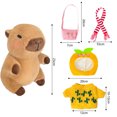 thumbnail image 2 of Set de peluche Kireidane Capybara con 7 prendas y accesorios, 2 of 11