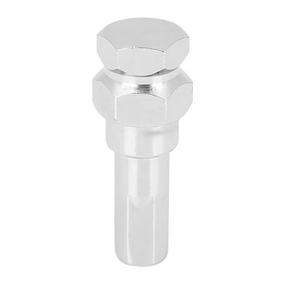 Unique Bargains Chrome 6 Spline Wheel Lug Nut Drive Tuner Key Tool Lock 12mm for Lug Nut