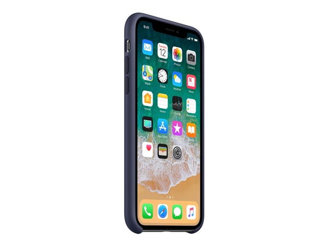 Apple Silicone Case for iPhone X - Midnight Blue