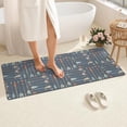 thumbnail image 4 of Multicolor Arrow Pattern Bathroom Rugs Mat,Non Slip Microfiber Bathroom Rug,Rubber Backing,Soft Bathroom Mats for Bathroom Floor,Tub and Shower,60x24in(150x60cm), 4 of 5
