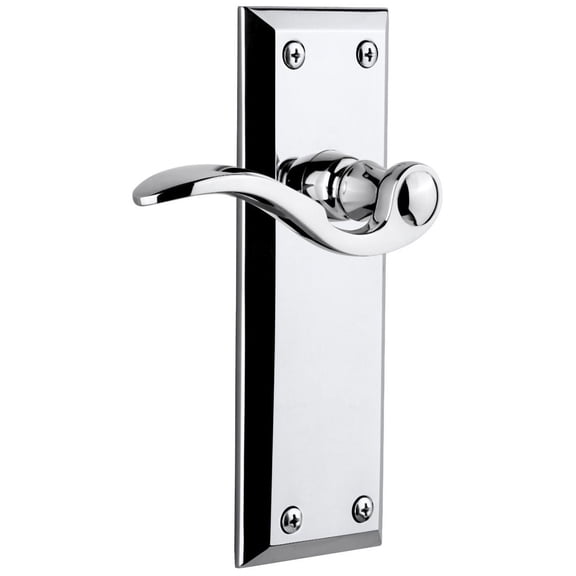 Grandeur 814092 Fifth Avenue Solid Brass Right Handed Privacy Set - Chrome