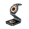 thumbnail image 1 of Cargador inalámbrico magnético, adecuado para Apple, carga rápida de 15 W, soporte de carga inalámbrica tres en uno, 1 of 5