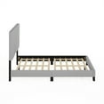 thumbnail image 6 of Furinno Skylar Geometric Design Headboard Bedframe, 12PC Slat Style, Glacier, Full, 6 of 6