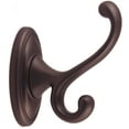 thumbnail image 4 of Alno A8099 Classic 1-3/4"W Traditional Scroll Double Prong Single Wall Mount Solid Brass, 4 of 8