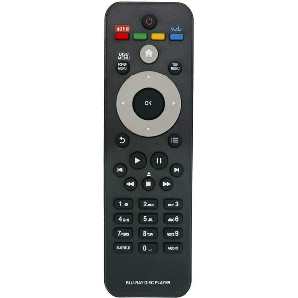 New Replacement Remote Control Fit For Philips Blu Ray Disc Dvd Player Ds3110 p2100 p2180 p3400 p3480 p3300 p3305 p3310 p3380 p2980 p2900 p2930 p33 p3390 p2100k Walmart Com Walmart Com