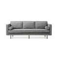 thumbnail image 6 of Pemberly Row Mid-Century Contemporary Fabric Sofa in Gray Finish, 6 of 6