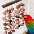 thumbnail image 4 of Tignapoo Large Chewable Parrot Toy with Corn Cob and Wood Blocks - Colorful Bird Cage Accessory for African Gray, Cockatoos, and Conures (Model B), 4 of 6