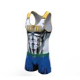 thumbnail image 3 of Mono informal de una pieza sin mangas para hombre, pantalón cargo, estilo urbano, divertido, Vegeta Goku, 3 of 5
