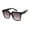Black Tokyo Tortoise, variant on Women's MS145 Oversized UVA and UVB Protective Square Fashion Sunglasses, 53mm