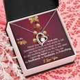 thumbnail image 4 of To My Wife - Never Forget That I Love You - Anniversary Gift For Wife, Necklace For Wife, Birthday Gift For Wife - Forever Love Necklace - White Gold or Yellow Gold - Gift Box, 4 of 5