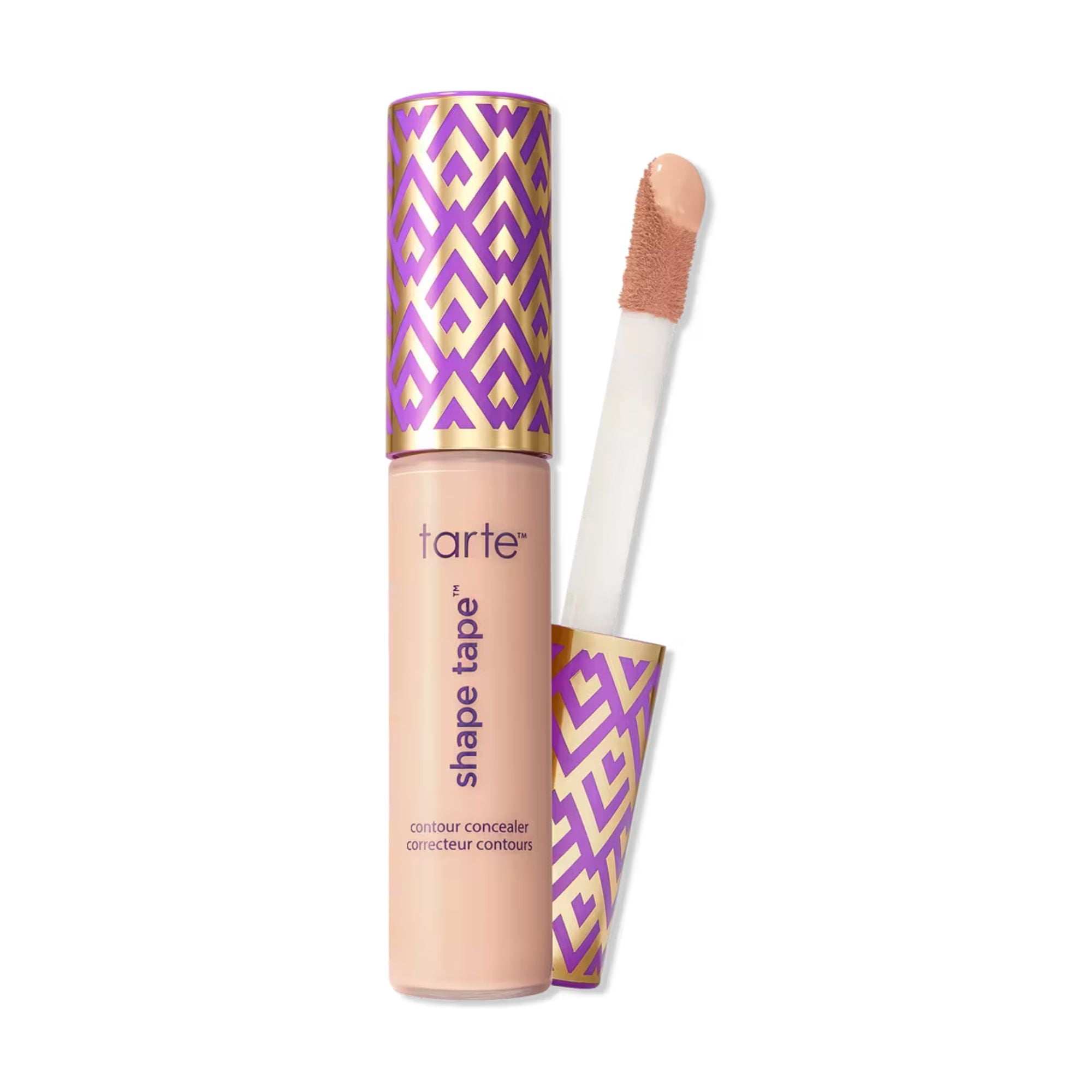 Tarte Shape Tape Full Coverage Matte Concealer, 22B Light Beige, Long-Wear Makeup, 0.33 fl oz
