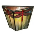 thumbnail image 5 of Meyda Tiffany Greenbriar Oak 1 Light Outdoor Flush Mount, 5 of 5