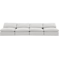 thumbnail image 4 of Meridian Furniture Comfy Cream Velvet 4-Pc. Modular Sofa, 4 of 10