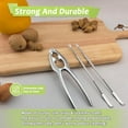 thumbnail image 5 of 9 PCS Lobster Crackers and Picks Set, Stainless Steel Crab Leg Tools, including 3 Lobster Cracker and 6 Forks, Heavy Duty Shellfish Nut Cracker Set, Seafood Tools for King Crab Legs Shellfish Claw, 5 of 10