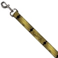 thumbnail image 2 of Holiday Movies Pet Leash, Dog Leash, The Polar Express Round Trip Ticket Black Golds, 6 Feet Long 1.5 Inch Wide, 2 of 4
