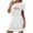 White-1, variant on JIUKE Womens Nightgown Short Sleeve Nightdress Cute Printed Crew Neck Knee Length Nightshirts Sleepwear