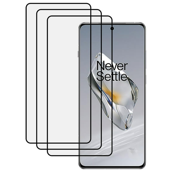 KIQ 3 Pack 3D Tempered Glass Screen Protector for OnePlus 12