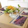 thumbnail image 4 of Ambesonne Country Place Mats Set of 4, Spring Mountains Floral, Standard Size, Pink Blue, 4 of 6