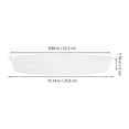 thumbnail image 2 of OFFIGAM 2pcs Outdoor Bird Feeder Bird Water Bowls Compact Design Plastic White, 2 of 7