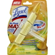 No Mess Max Automatic Toilet Bowl Cleaner, Citrus, 1.41 oz Block,