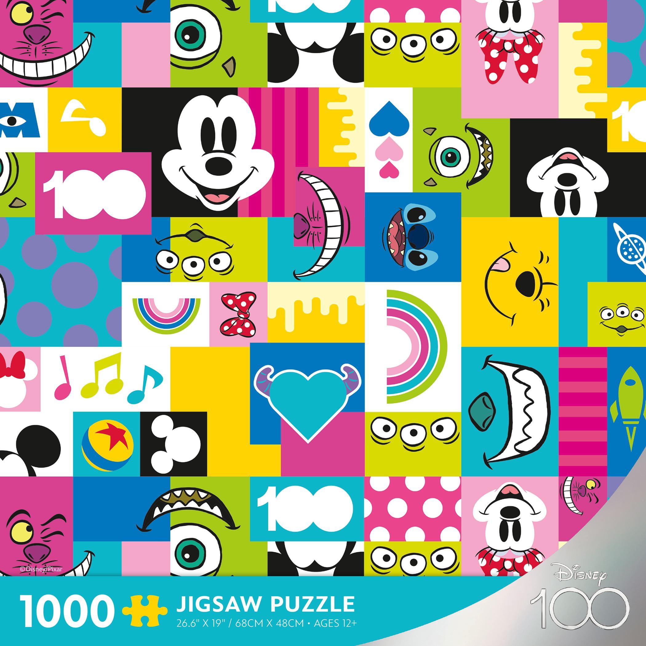 Ceaco 1000 Piece Disney Interlocking Jigsaw Puzzle Store Assortment Puzzle and Image Will Vary