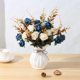 thumbnail image 5 of Bienvenido Rosas artificiales, 12 rosas pequeñas, flores de seda de plástico, adecuadas para decoración de plantas de hotel familiar, boda, mesa de oficina de Navidad, 5 of 5