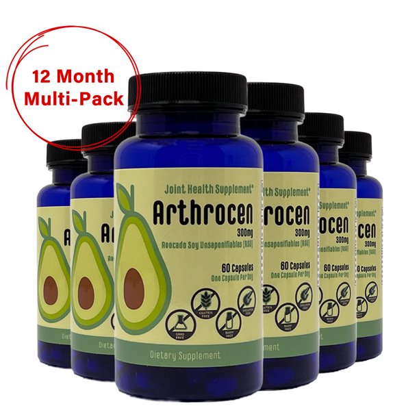 Arthrocen Joint Health Supplement, 300Mg Avocado Soy Unsaponifiable, 60