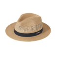 thumbnail image 1 of Sombrero de paja panamá hueco de gran tamaño para hombre, sombrilla de verano, sombrero de playa de alta calidad, cabeza grande de moda, 1 of 4