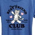 thumbnail image 3 of Instant Message - Humans Best Friend Club Cat - Women's Short Sleeve Graphic T-Shirt, 3 of 6