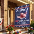 thumbnail image 3 of 250 Anniversary USA Garden Flag, 250 Year Patriotic Banner American 4th of July Freedom Yard Sign Double-Sided Waterproof 1776-2026 Commemorative Flag 12x18 Inch, 3 of 5